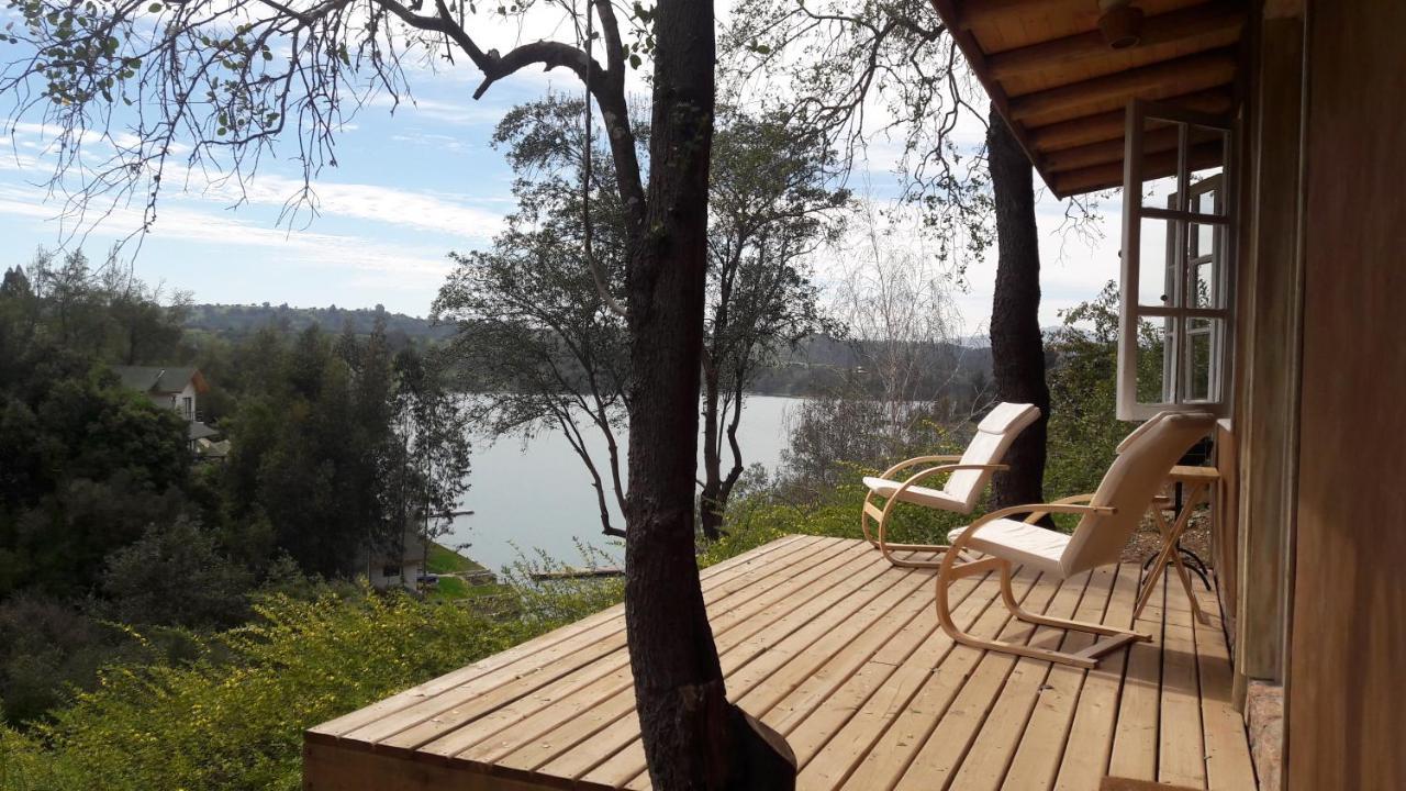 Cabana De Adobe En Lago Rapel Ngoại thất bức ảnh